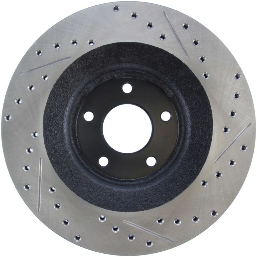 Stoptech 127.63072R Slotted & Drilled Sport Brake Rotor
