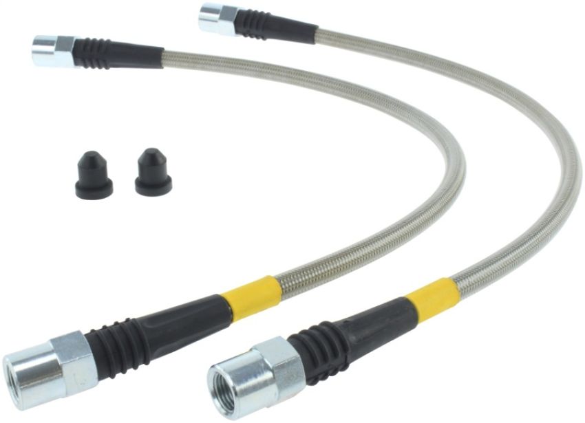Stoptech 950.37014 Stainless Steel Front Brake Lines for 04-05 Porsche Carrera GT