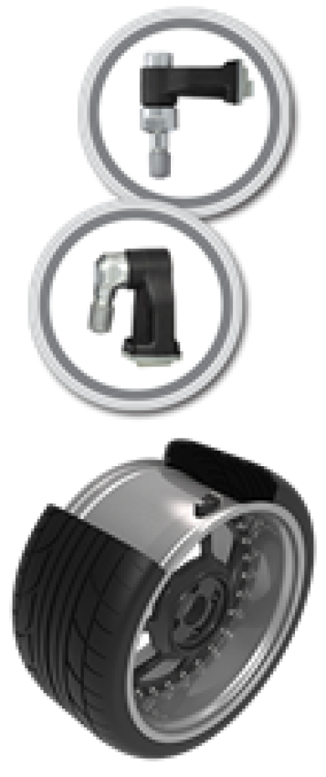 SCHRADER VALVES 33900 Schrader 90 degree EZ-sensor - Programmable TPMS Sensor (Sensor Body Only)