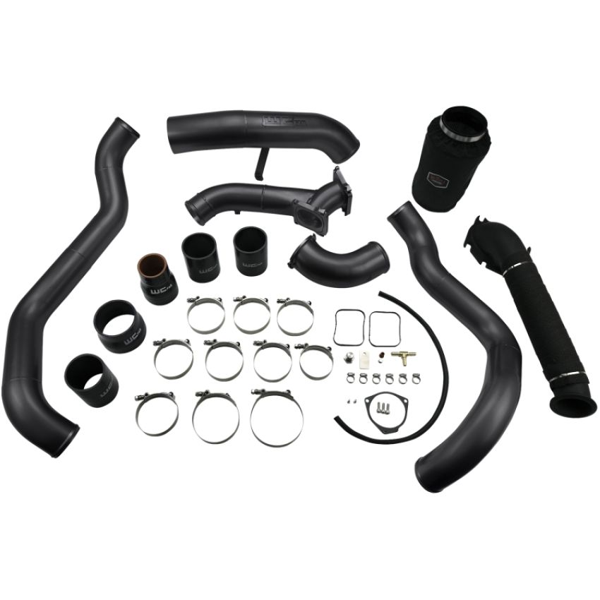 Wehrli WCF100712-GB 01-04 Chevrolet 6.6L LB7 Duramax High Flow Intake Bundle Kit - Gloss Black