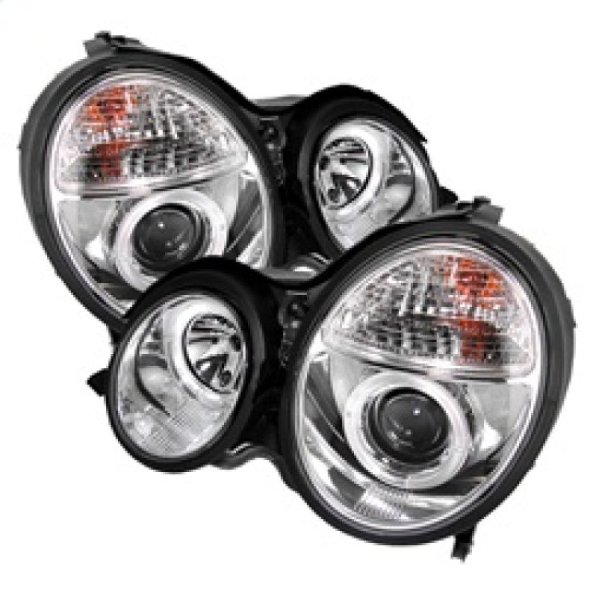 SPYDER 5011305 Projector Headlights - LED Halo - Chrome