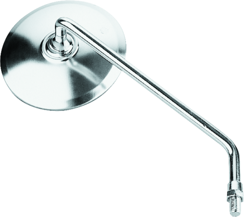 BikeMaster 600071 Round Mirror 10mm Left - Stainless