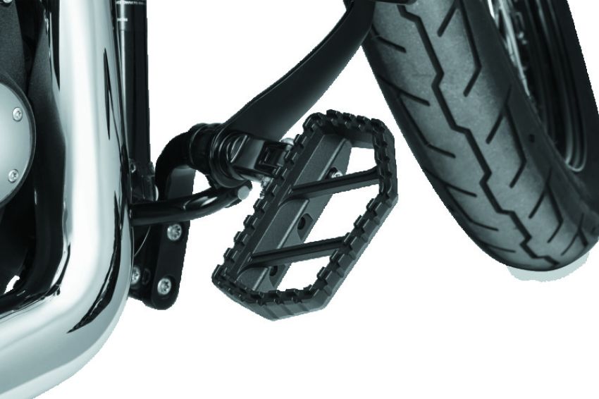 Kuryakyn 3597 Riot Mini Boards Without Adaptor Satin Black