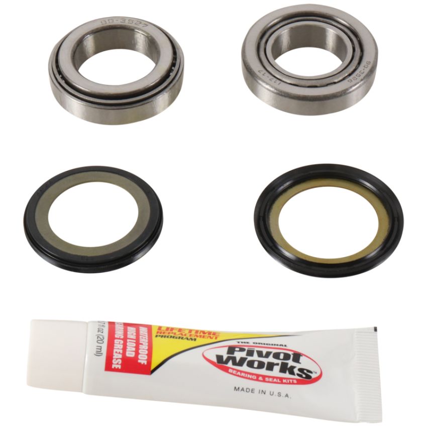 Pivot Works PWSSK-K09-000 83-03 Kawasaki KX60 PW Steering Stem Bearing Kit
