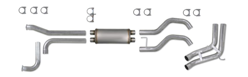 Diamond Eye Performance K3524A Diamond Eye KIT 3-1/2in CB SPORT-SIDE DUAL GAS AL: NISSAN TITAN 5.6L 07-10