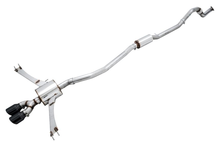 AWE Tuning 3015-33122 2016+ Honda Civic Si Touring Edition Exhaust w/Front Pipe & Dual Diamond Black Tips