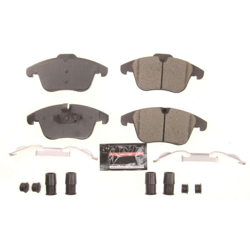 PowerStop Z23-1869 PowerStop - Z23 Daily Driver Carbon-Fiber Ceramic Brake Pads with Hardware Kit
