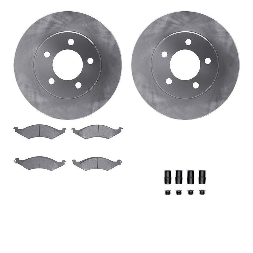 Dynamic Friction 6512-55118 Rotor Kit