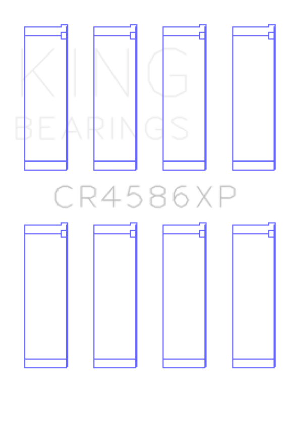 King Mitsubishi 4B11T EVO X 2007+ (Size STD) Performance Rod Bearing Set