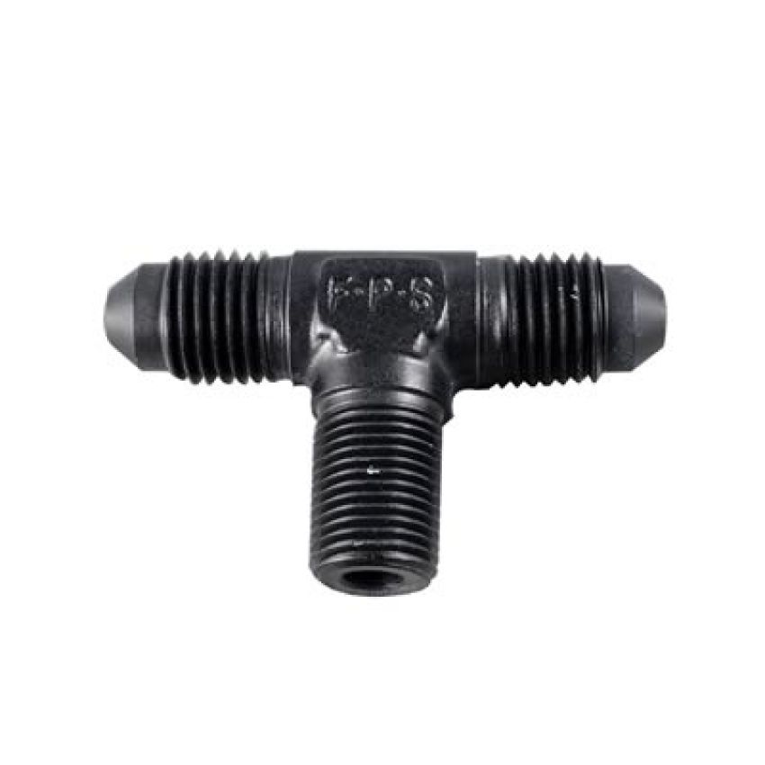 FRAGOLA FRG482506-BL 6an Tee 1/4 MPT On The Side - Black