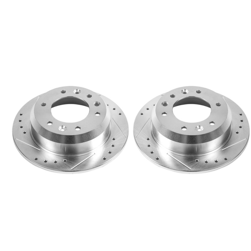 PowerStop JBR1517XPR PowerStop Evolution Performance Drilled, Slotted & Plated Brake Rotor Pair