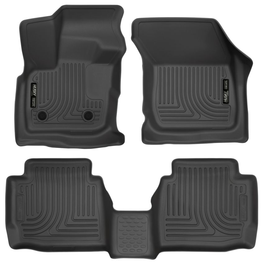 HUSKY LINERS HSK98791 Front & 2nd Seat Floor L iner Weatherbeater