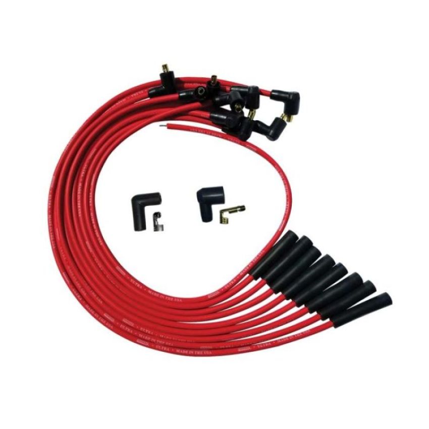 MOROSO MOR52041 Ultra Plug Wire Set BBC Over V/C Red