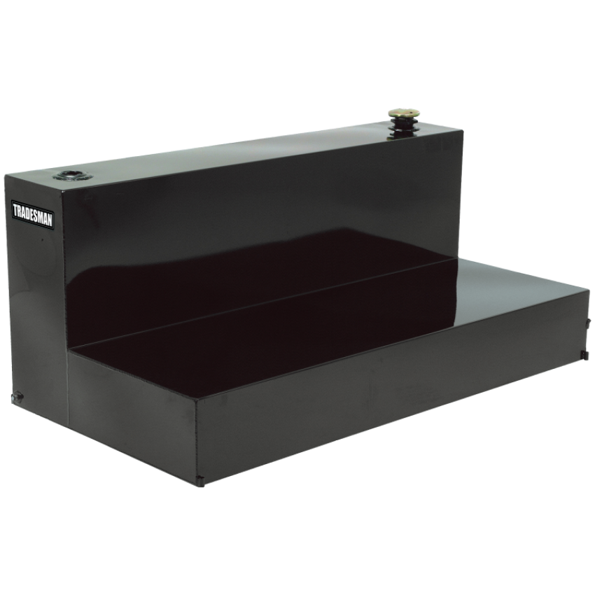 Tradesman 73098 Steel L-Shape Liquid Storage Tank (Full Size) - Black