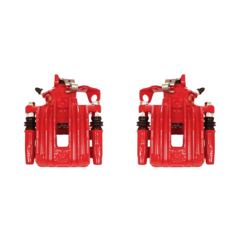 PowerStop S2576 Red Powder Coated Calipers