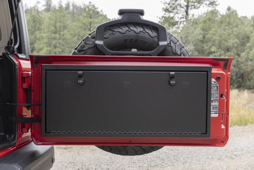 Tuffy Products 349-01-A Tuffy Tailgate Lockbox W/ Combo Lock For Jeep Wrangler