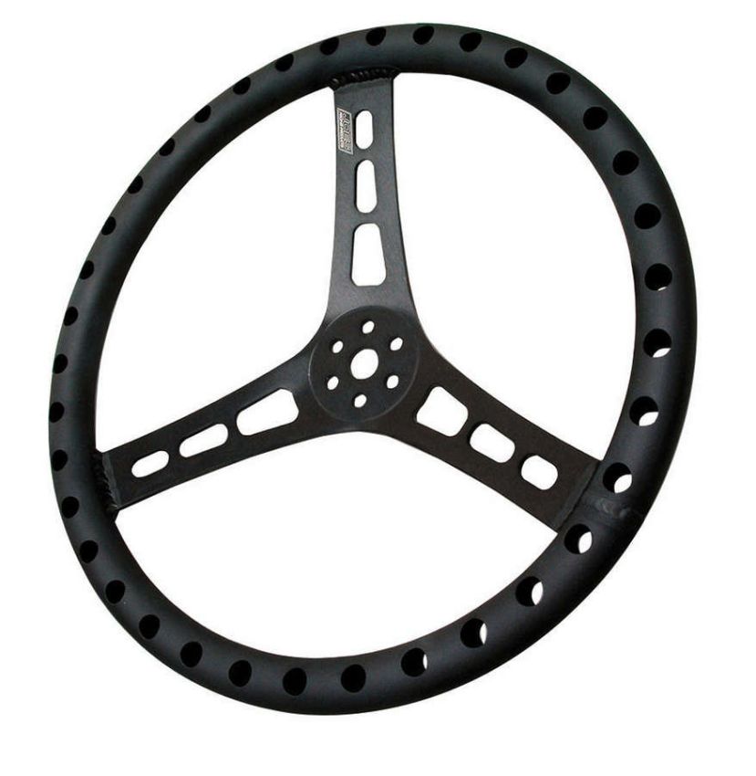 JOES RACING PRODUCTS JOE13513-B 13in LW Steering Wheel Alum Dished