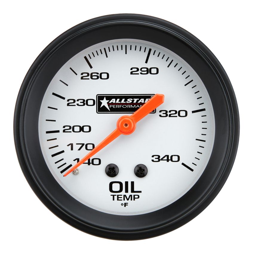 ALLSTAR PERFORMANCE ALL80097 Oil Temp Gauge 140-340F 2-5/8in