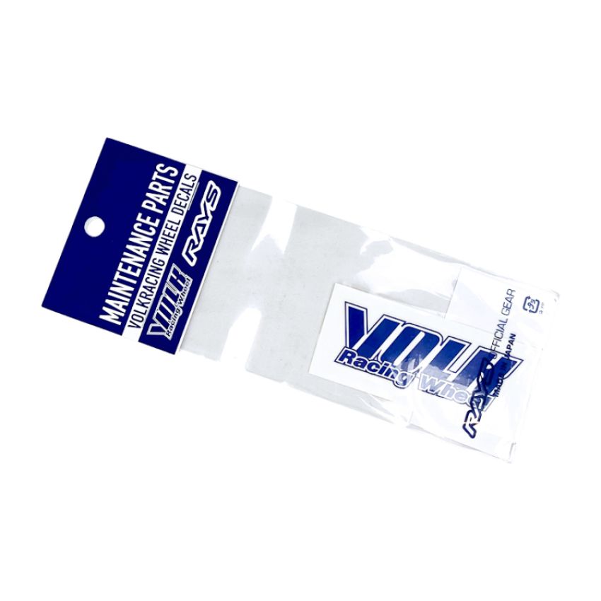 Rays WTE37STKBL Volk Racing TE37 Repair Disk Sticker - Blue