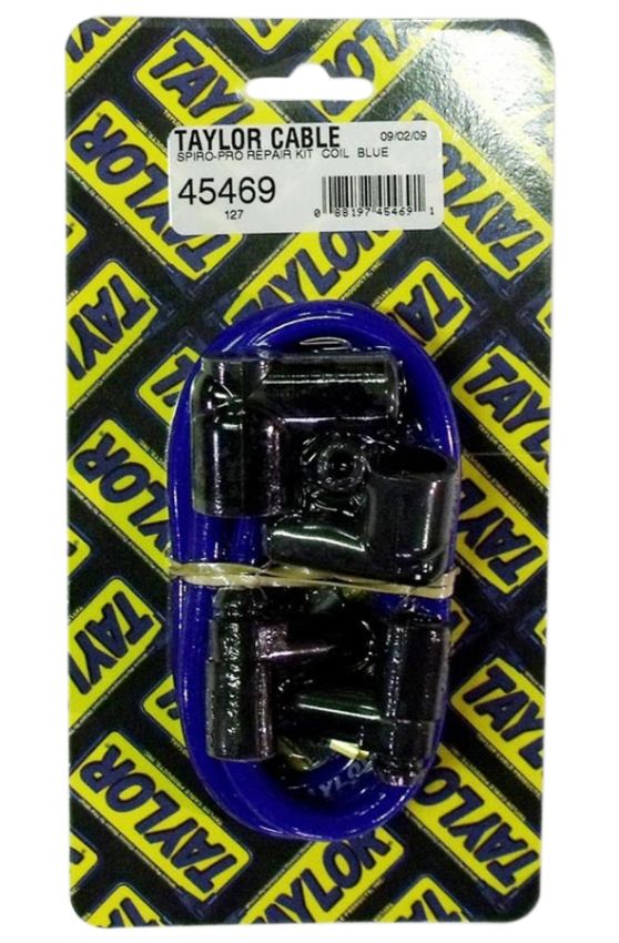 Taylor Cable 45469 Spiro-Pro 8mm Coil Wire Repair Kit Blue