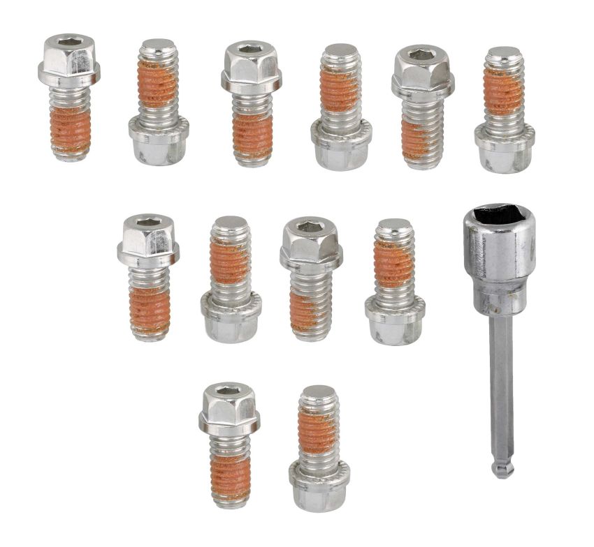 MR. GASKET MRG2230G Locking Header Bolt Kit 3/8-16 x 3/4  12pk