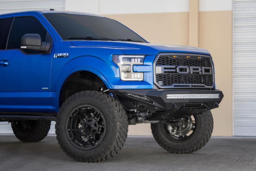 Addictive Desert Designs F151192860103 15-17 Ford F-150 EcoBoost Stealth Fighter Front Bumper