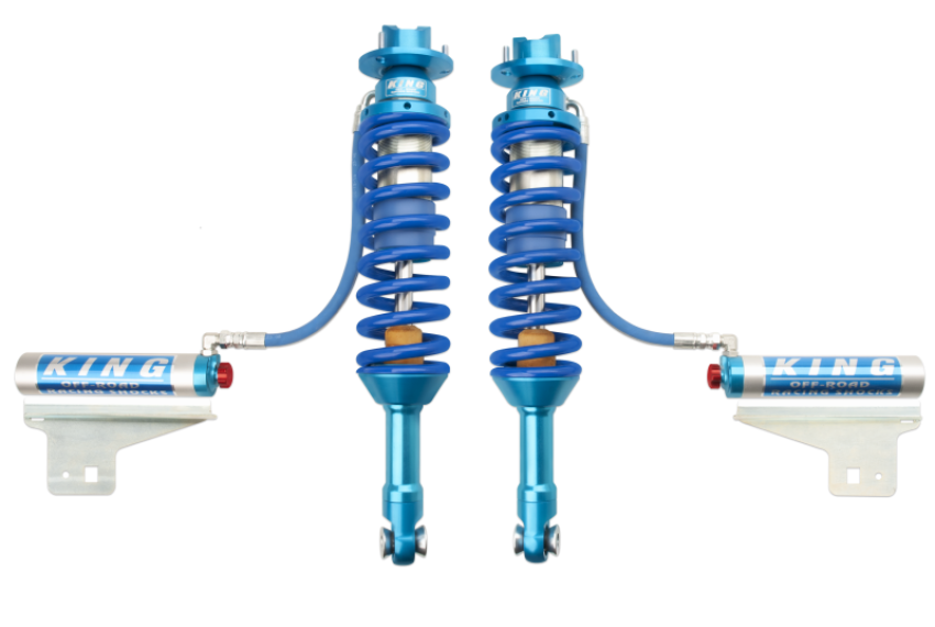 King Shocks 30001-407 10-14 Ford F150 Raptor 4WD Front 3.0 Dia Remote Reservoir Coilover w/Adjuster (Pair)