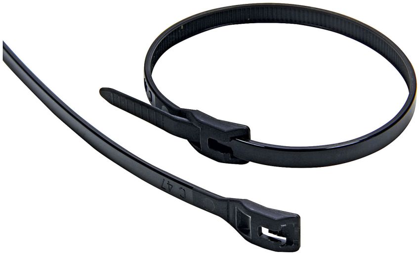 ALLSTAR PERFORMANCE ALL14395 Wire Ties Black 8.00 Flush Fit 100pk