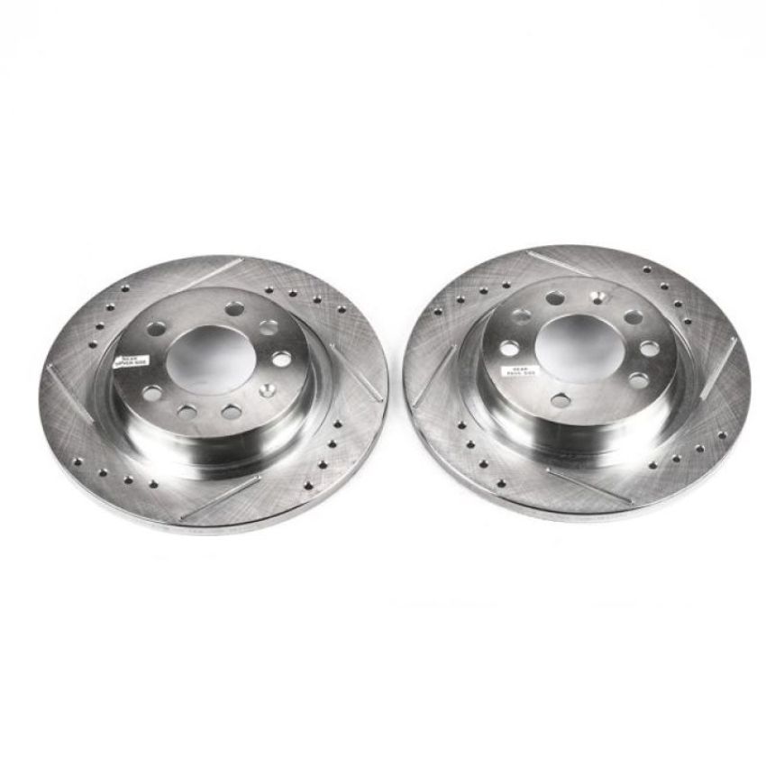 PowerStop AR82109XPR PowerStop Evolution Performance Drilled, Slotted & Plated Brake Rotor Pair