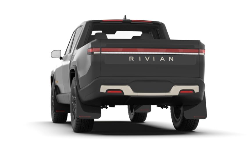 Rally Armor MF18-UR-BLK/RD Black Mud Flap/Red Logo