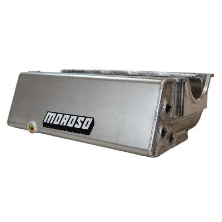 Moroso 21009 Pre-1985 SBC Sprint Car Dry Sump 3 Pickup 6.5in Deep Aluminum Oil Pan
