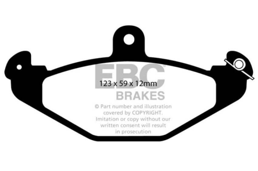 EBC Brakes DP3885/2C Redstuff Ceramic Low Dust Brake Pads