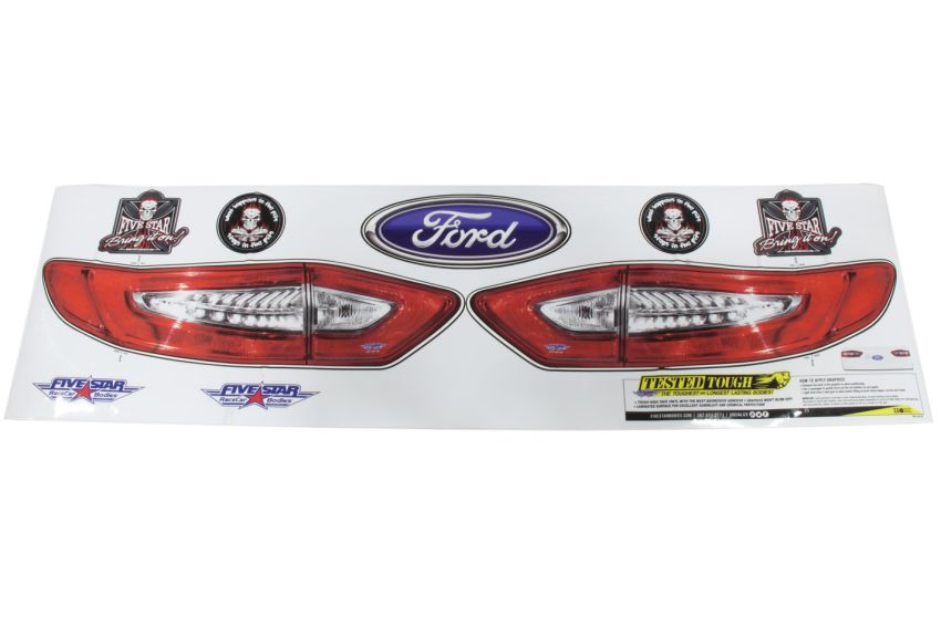 FIVESTAR FIV500-450-ID Tail Only Graphics Kit 2013 and up Fusion