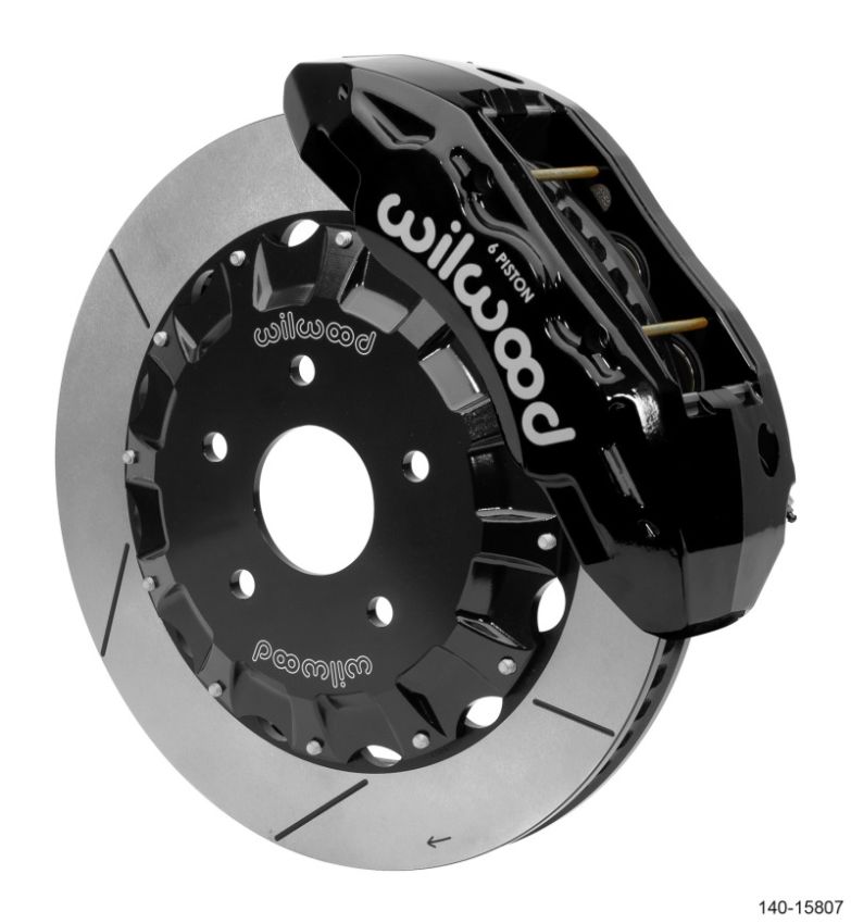 Wilwood 140-15807 TX6R Front Kit 16.00in Black 13-17 Dodge Truck 1500 - 4WD