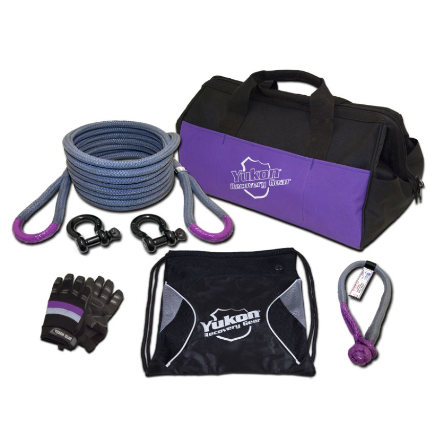 Yukon Gear & Axle YRGKIT-1 Yukon Recovery Gear Kit w/7/8in Kinetic Rope