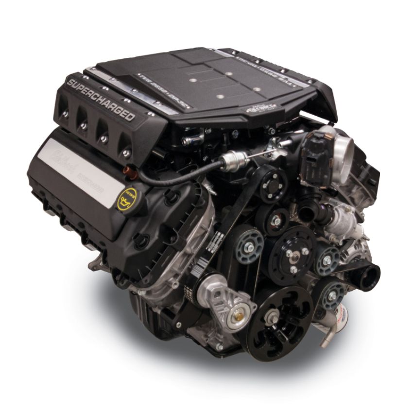 Edelbrock 46890 Crate Engine Supercharged Gen2 Coyote 5.0L w/8-Rib Belt Drive & Electronics (R2650-DP3C)