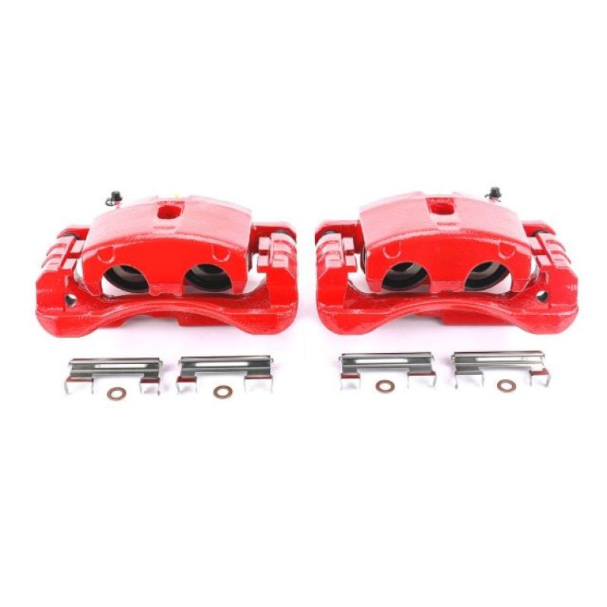 PowerStop S4728 Red Powder Coated Calipers