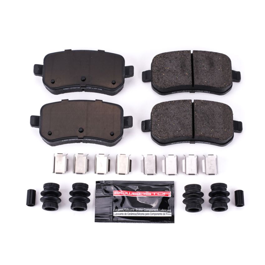 PowerStop Z23-1021 PowerStop - Z23 Daily Driver Carbon-Fiber Ceramic Brake Pads with Hardware Kit