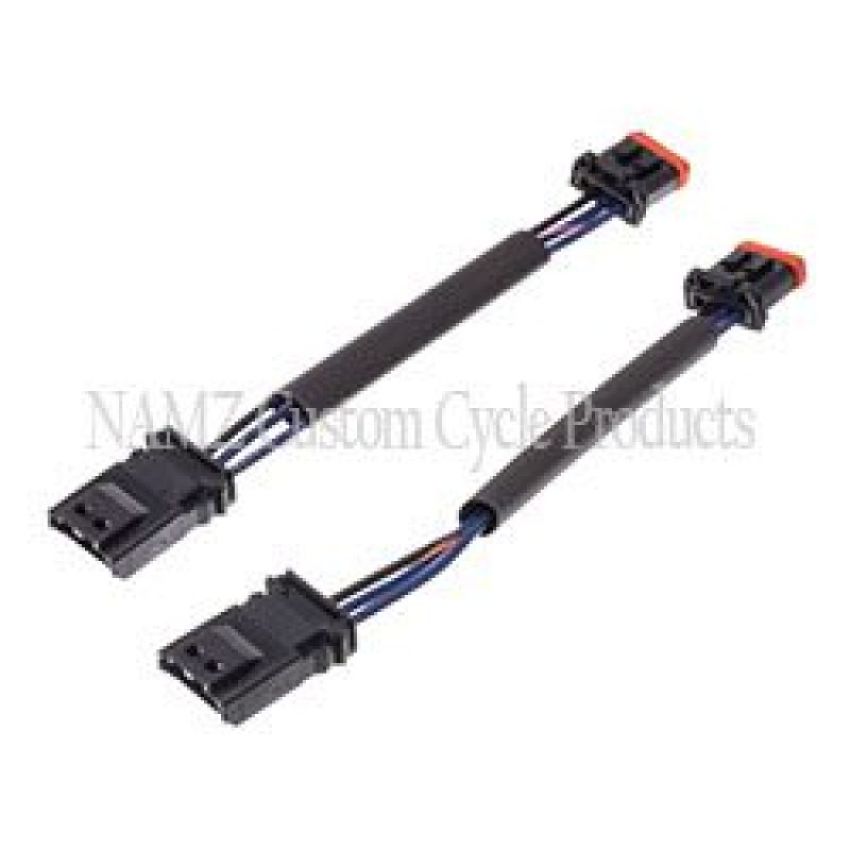 NAMZ NTSX-CB04 16-23 V-Twin Softail (Except FLSTC/FLSTN) Plug-N-Play Front Turn Signal Extension 4in.