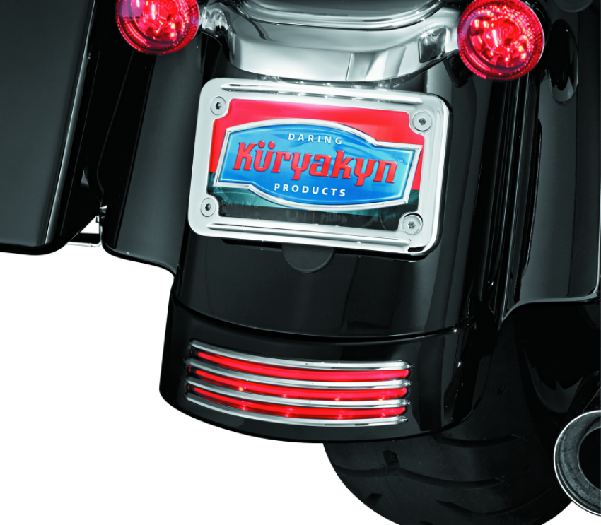 Kuryakyn 7797 Rear Fender Accents FLHX & FLTR Models Chrome