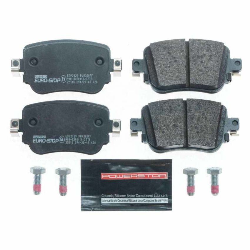 PowerStop ESP2129 EuroStop ECE-R90 Certified Brake Pad Set