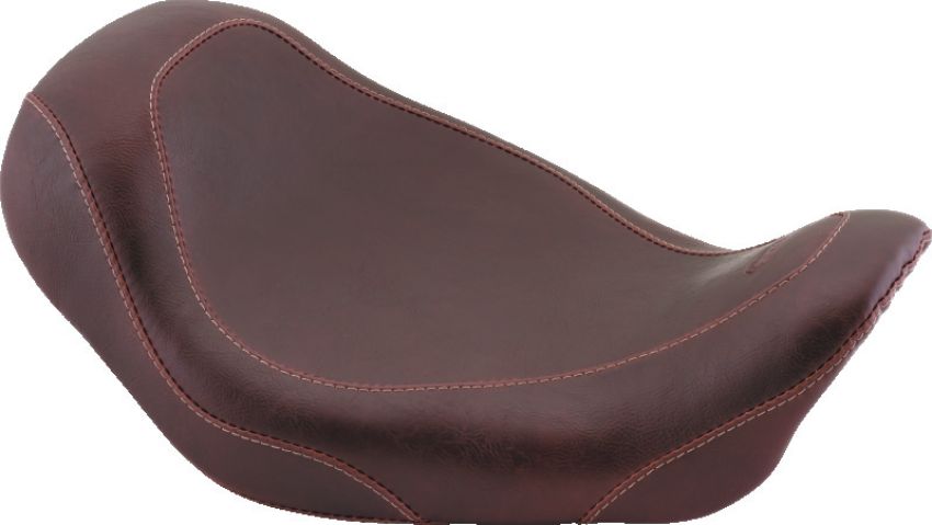 Mustang Motorcycle 76702 Mustang 06-17 Harley Dyna Wide Tripper Solo Seat - Distressed Brown