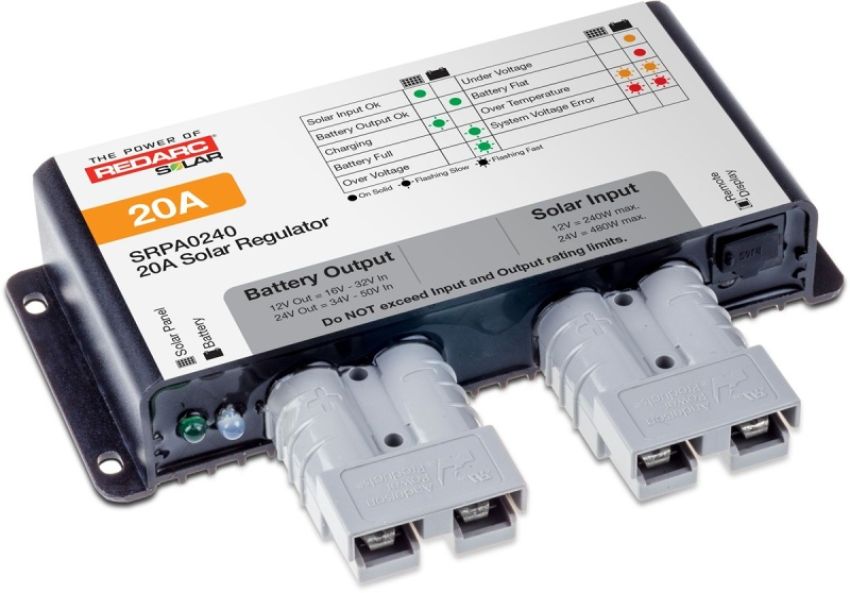 REDARC SRPA0240 Solar Regulator w/Anderson Connect - 20A