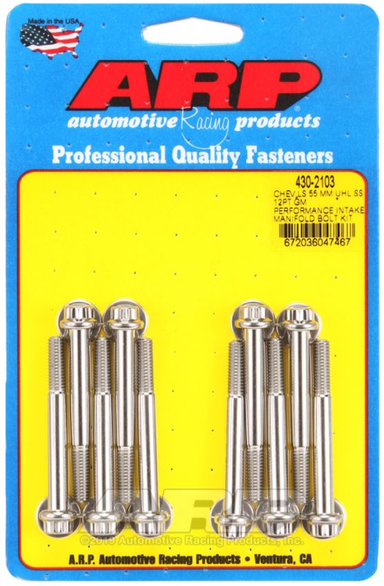 ARP ARP430-2103 GM LS Intake Bolt Kit w/GM Performance Intake