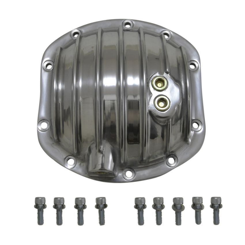 Yukon Gear & Axle YP C2-D30-STD Yukon Gear Polished Aluminum Replacement Cover For Dana 30 Standard Rotation