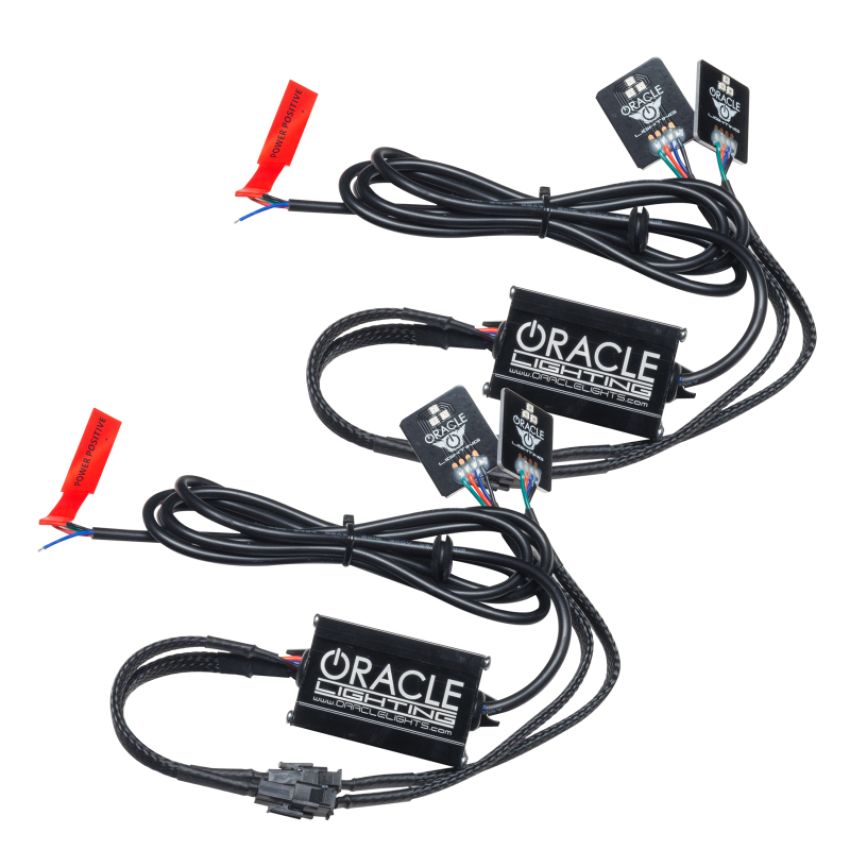 Oracle Lighting 1456-334 2019-2021 RAM 1500 ColorSHIFT(tm) RGB LED Projector Headlight Demon Eye Kit