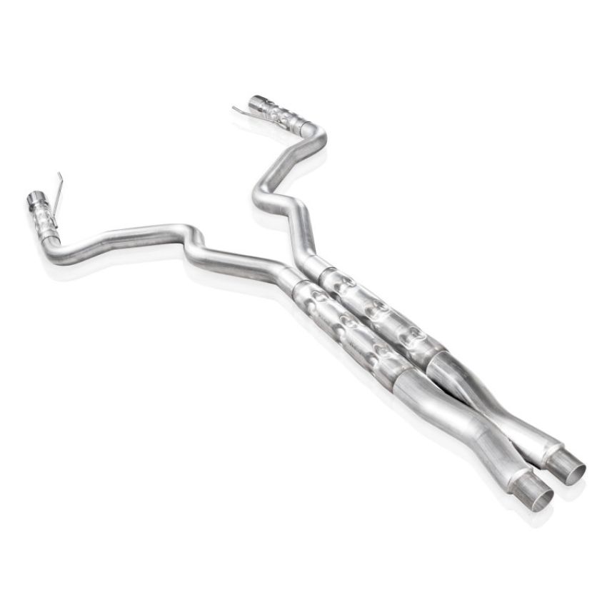 Stainless Works M15CBX-LMF 2015-16 Mustang GT 3in Catback X-Pipe Retro Chambered Mufflers 3in Cores