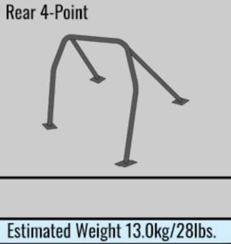 Cusco 692 270 C20 Roll Cage Weld-On Tabs / B-Pillar (S/O / No Cancel)