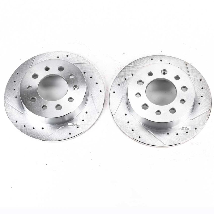 PowerStop JBR1137XPR PowerStop Evolution Performance Drilled, Slotted & Plated Brake Rotor Pair