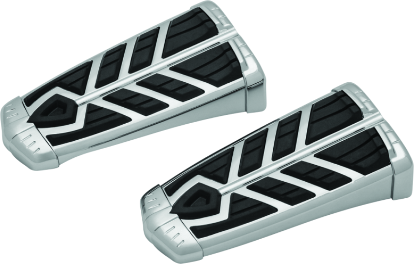 Kuryakyn 5658 Spear Footpegs Without Adapter Chrome